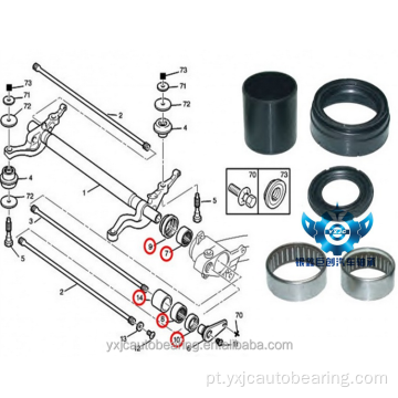 Kit de Reparação de Trem Arriere Peugeot 106 Roulement de Bras Arriere M4563